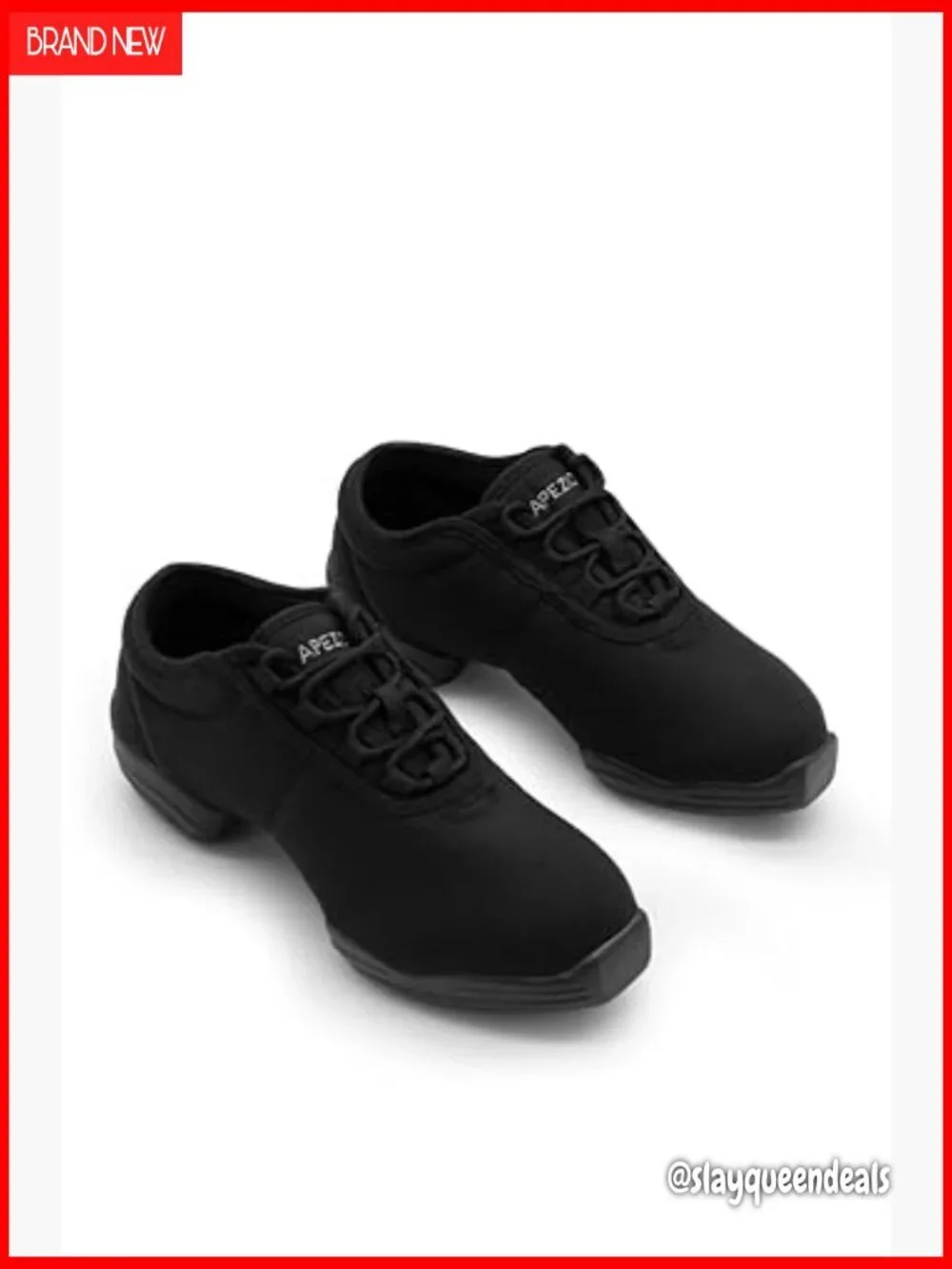 Canvas Dance Sneakers with Padded Tongue and Removable Footbed